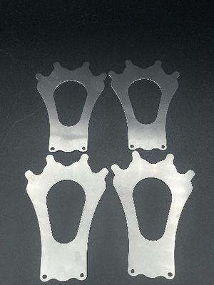 Metal de aço inoxidável personalizado fábrica que carimba a placa da válvula das peças
