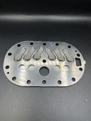 Placa de válvula de compressor de aço inoxidável Espessura personalizada Superfície lisa Placa de válvula de compressor