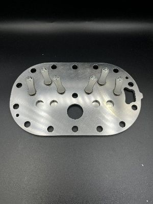 Placa personalizada da válvula do compressor do círculo da espessura para a placa de alta temperatura da válvula do compressor