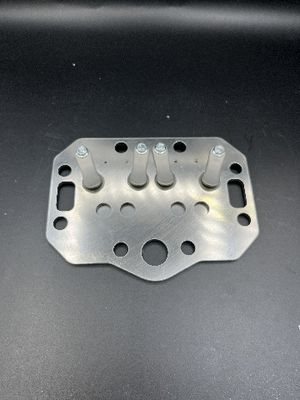 Montagem de placas de válvulas da série Bitzer 2CES para compressores semi-herméticos - modelos 2CES-3Y, 2CES-4Y, 2CES-3, 2CES-4-40S