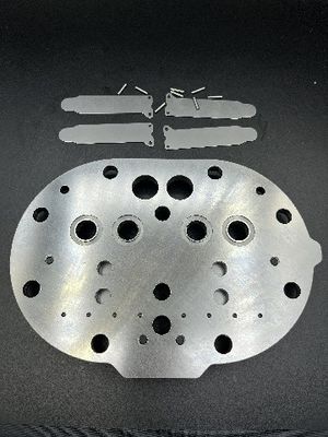 De espessura personalizada da placa de válvula da roda do vale compressor placa de válvula