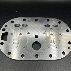 Placas personalizadas da válvula para a placa industrial da válvula do compressor das aplicações