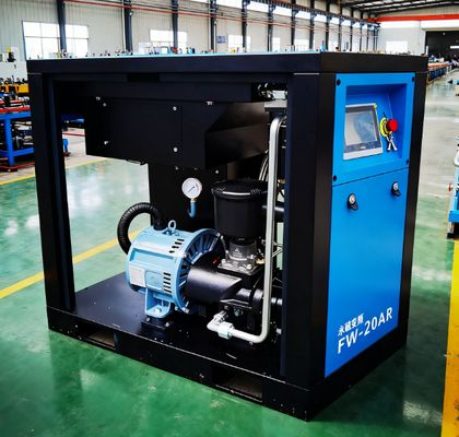 Compressor de ar de parafuso rotativo de 30kw 40hp personalizado, tipo de resfriamento a ar, compressor de parafuso industrial 8Bar 10Bar